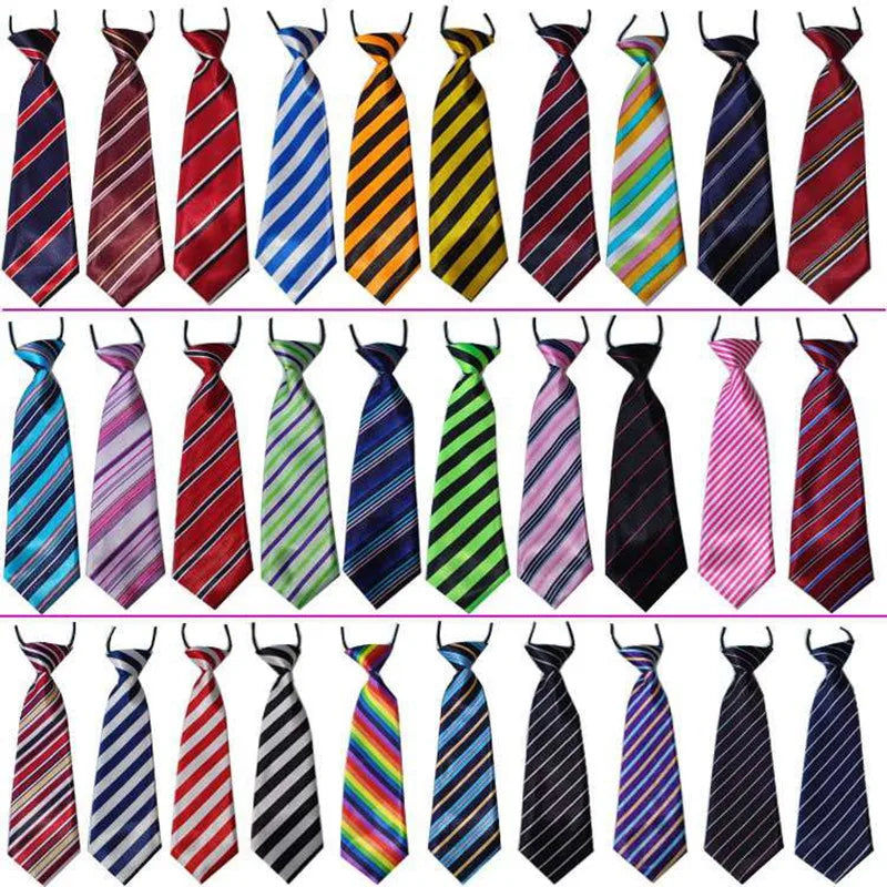 50/100pcs Adjustable Large Dog Neckties
