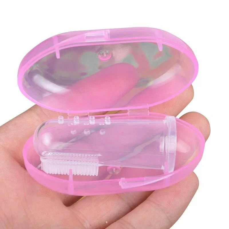 Super Soft Silicone Pet Finger Toothbrush for Dogs & Cats
