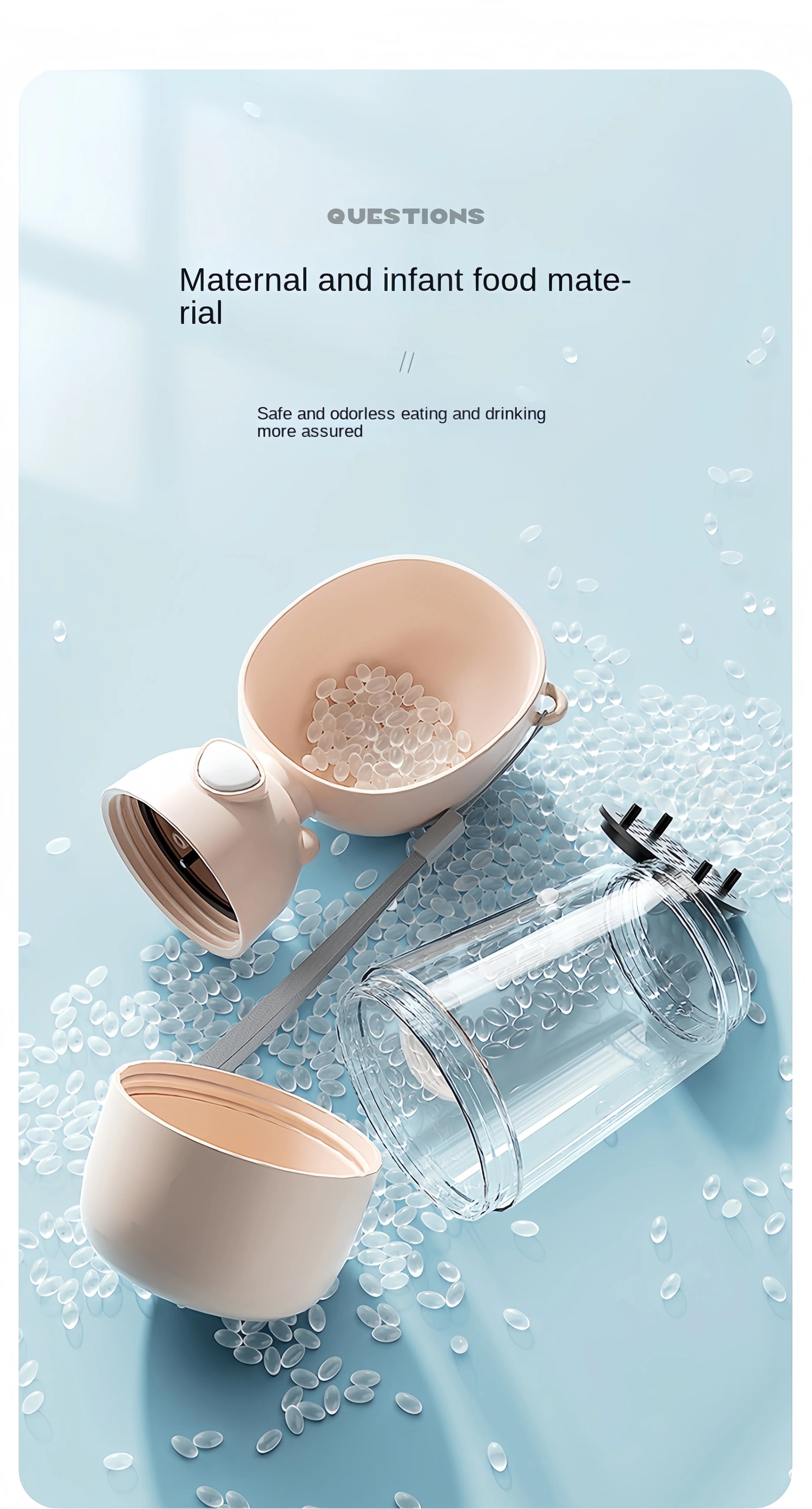 Portable Dog Water Bottle with Food Dispenser