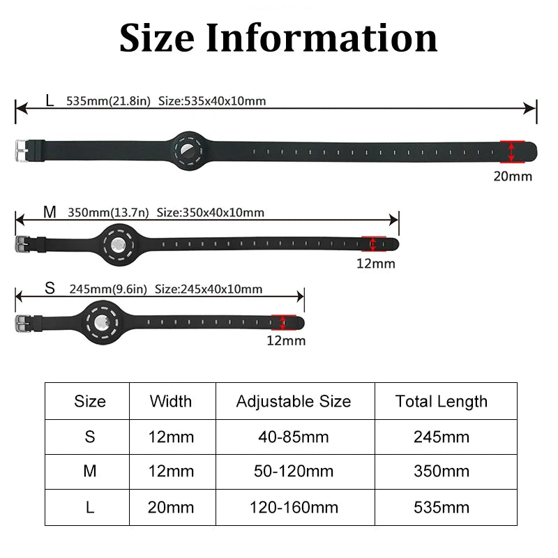 Silicone Anti-Lost Pet Collar for Apple AirTag