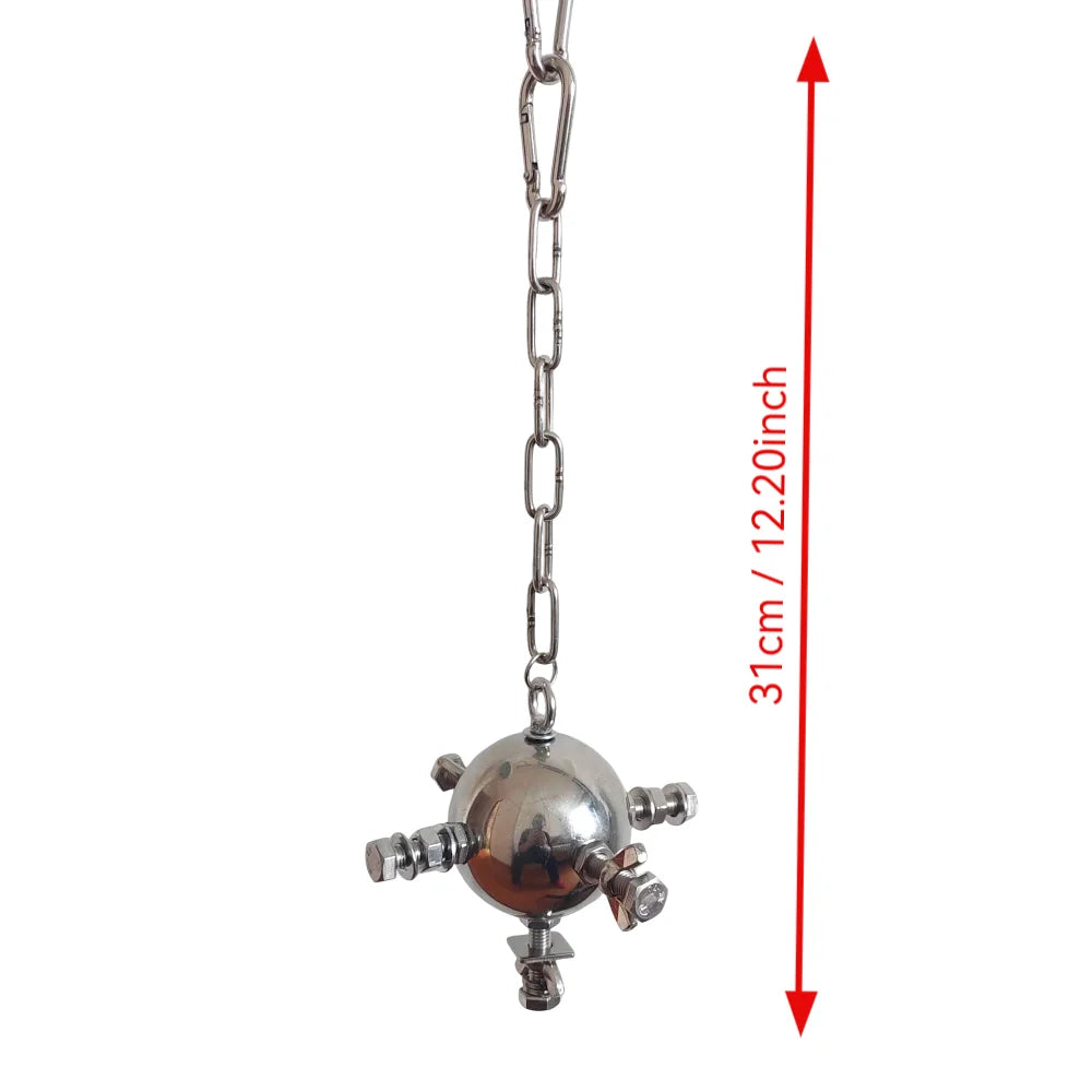 Stainless Steel Parrot Puzzle Screw Toy