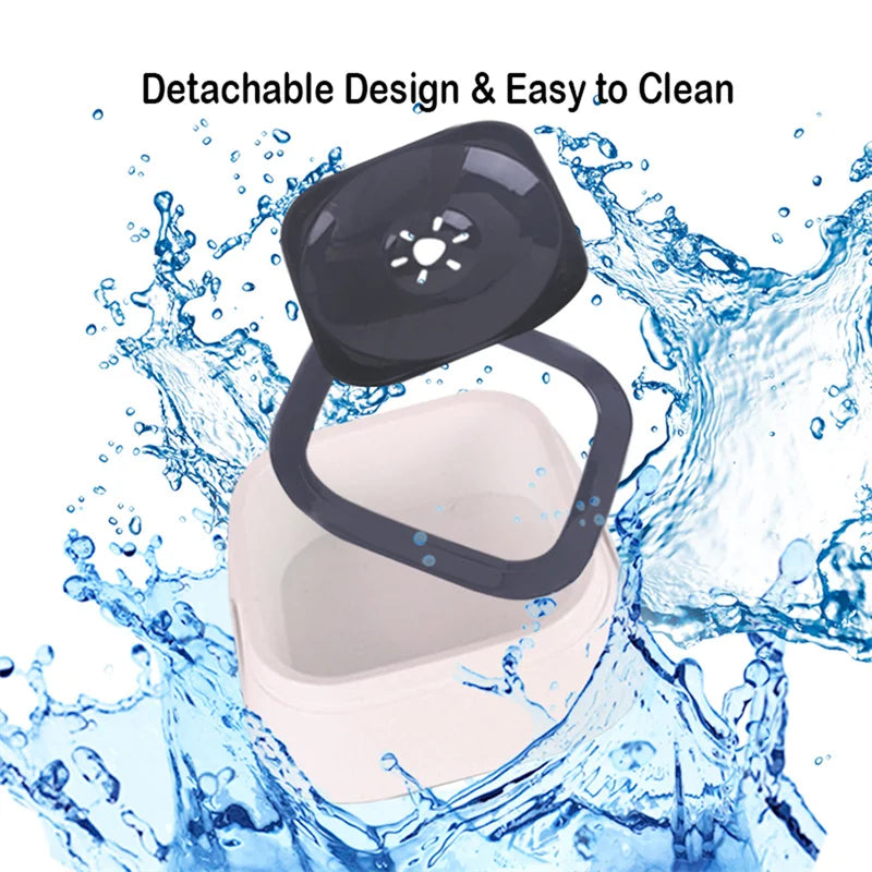 Anti-Spill Floating Pet Water Bowl
