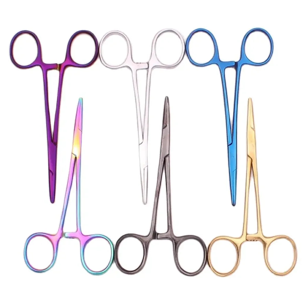 13cm Pet Hemostatic Forceps, Professional Stainless Steel Grooming & Veterinary Tool