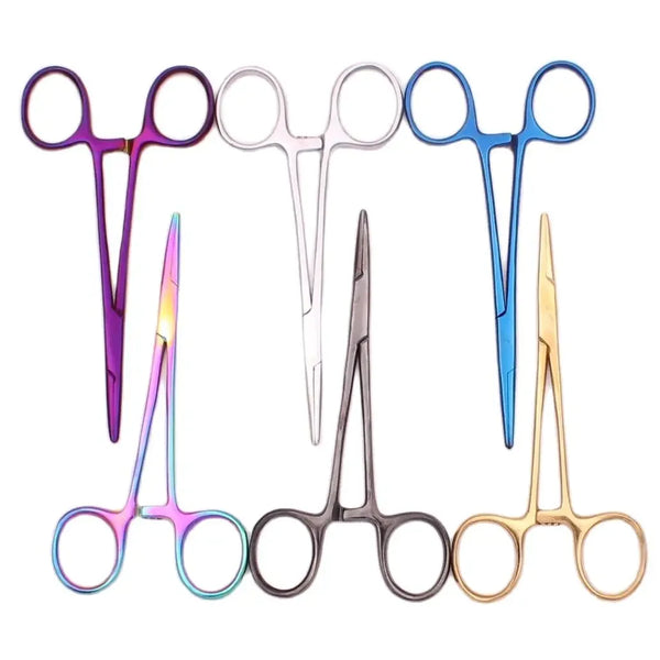 13cm Pet Hemostatic Forceps, Professional Stainless Steel Grooming & Veterinary Tool