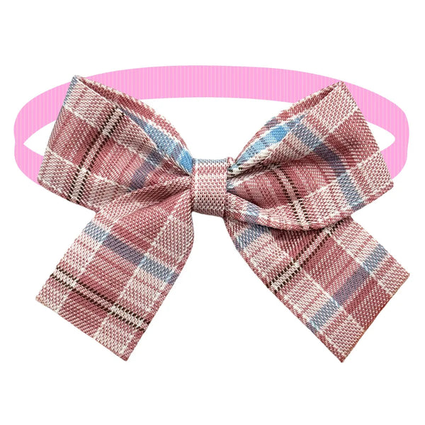 50/100pcs Adjustable Plaid Bow Ties for Small Dogs & Cats