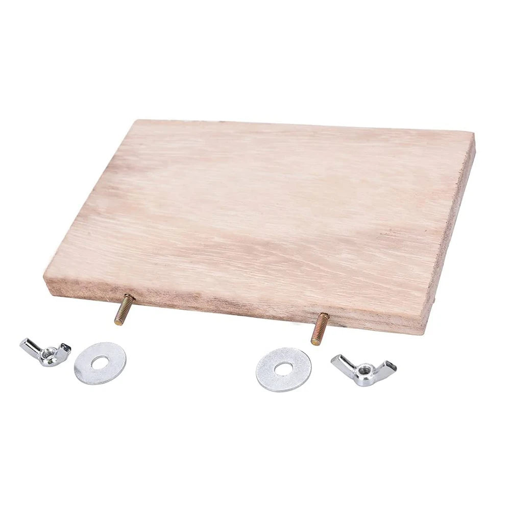 Wooden Jumping Platform & Perch Toy — Cage Accessory for Birds, Hamsters & Gerbils