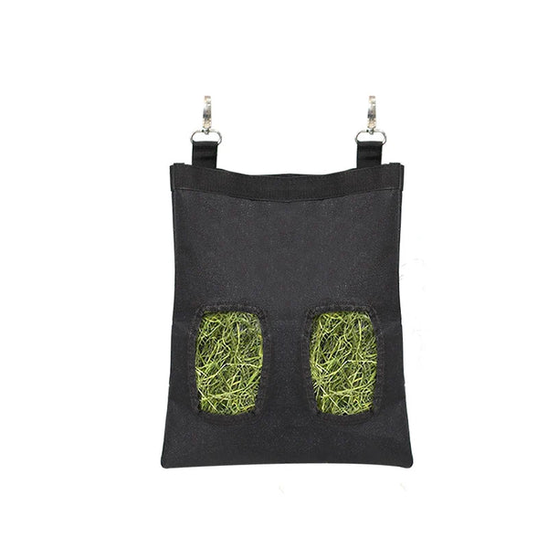 Rabbit Hay Bag Feeder Pouch Hanging Dispenser for Small Animals