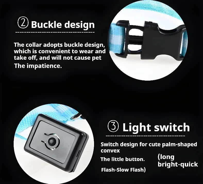 Luminous LED Dog Collar