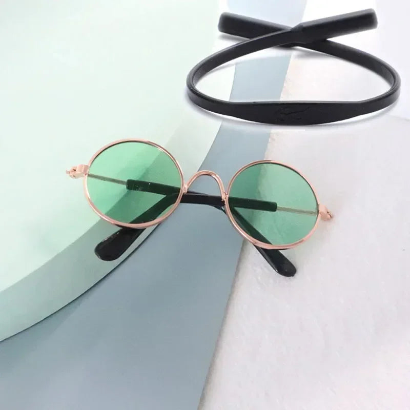 Cute Pet Sunglasses – UV Protection for Small Dogs, Cats & Photo Props