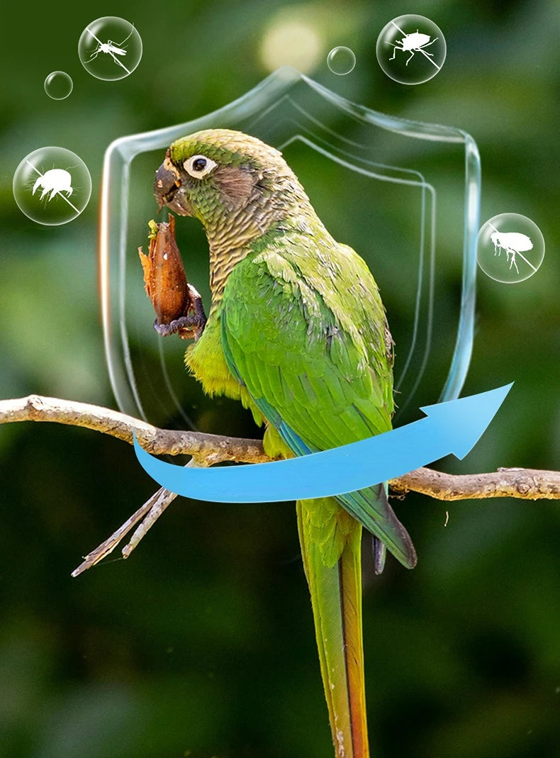 Bird Mite & Lice Spray – Parrot & Cage Insect Repellent