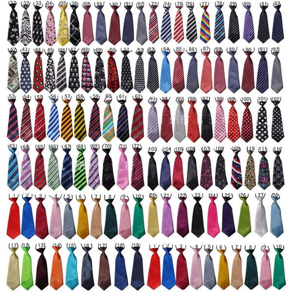 50/100pcs Adjustable Large Dog Neckties