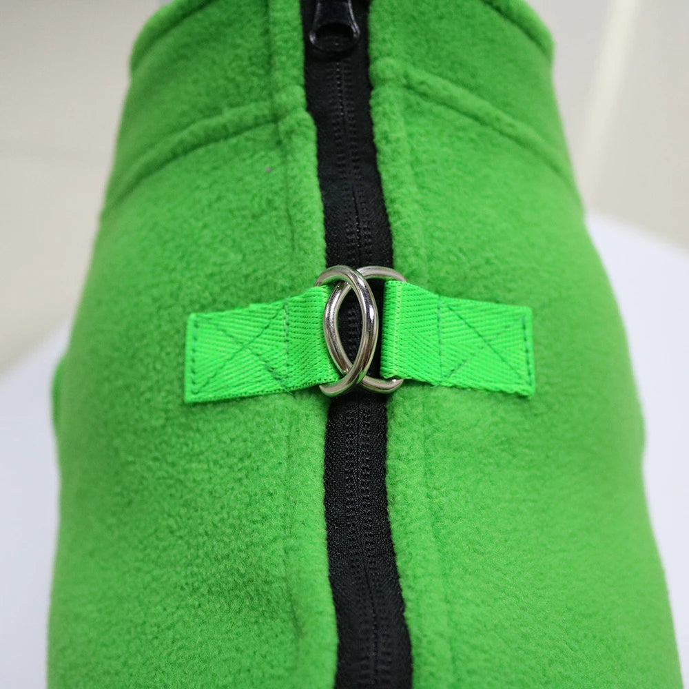 Winter Fleece Dog Jacket, Warm Coat for Small & Medium Dogs, Puppies, and Cats