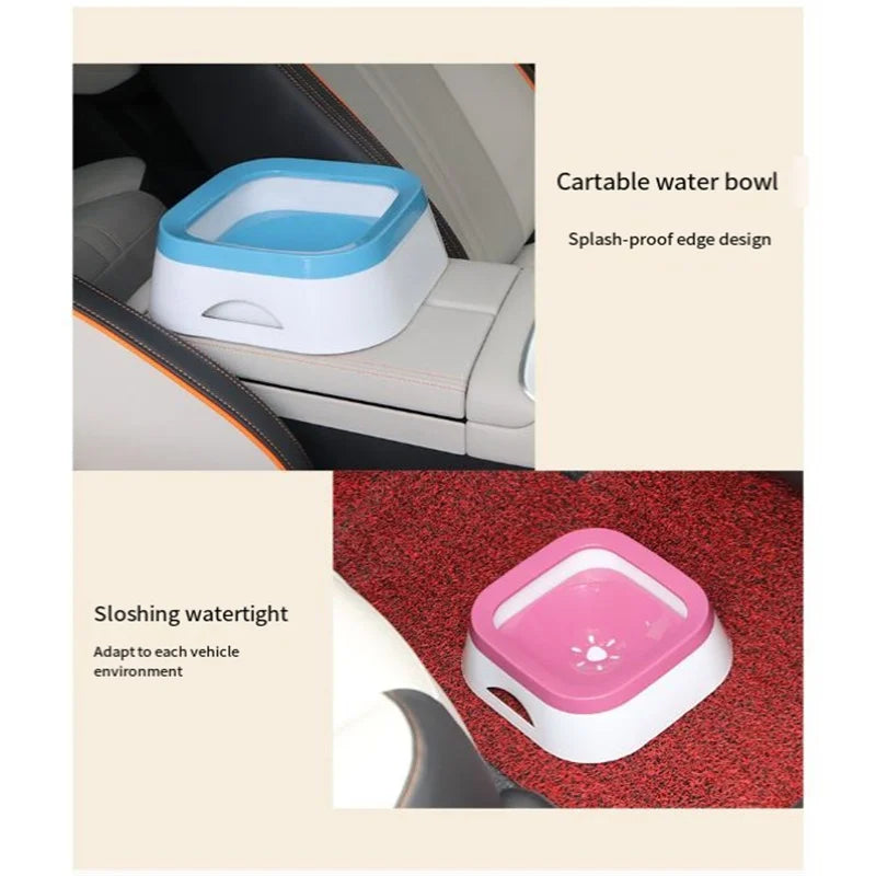 Anti-Spill Floating Pet Water Bowl