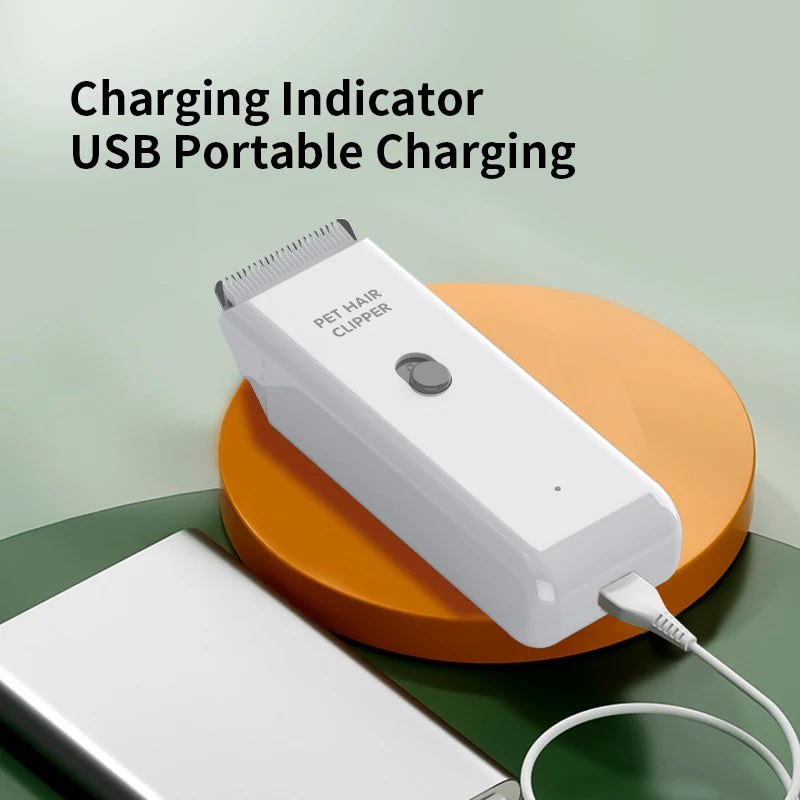 Cordless Rechargeable Pet Hair Trimmer