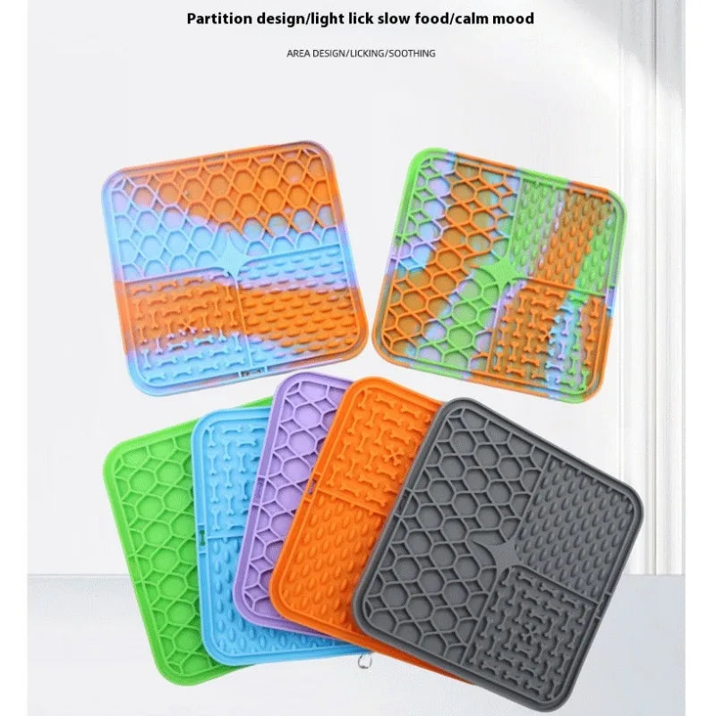 Silicone Slow Licking Food Pad — Choke-Proof Slow Feeder for Dogs & Cats
