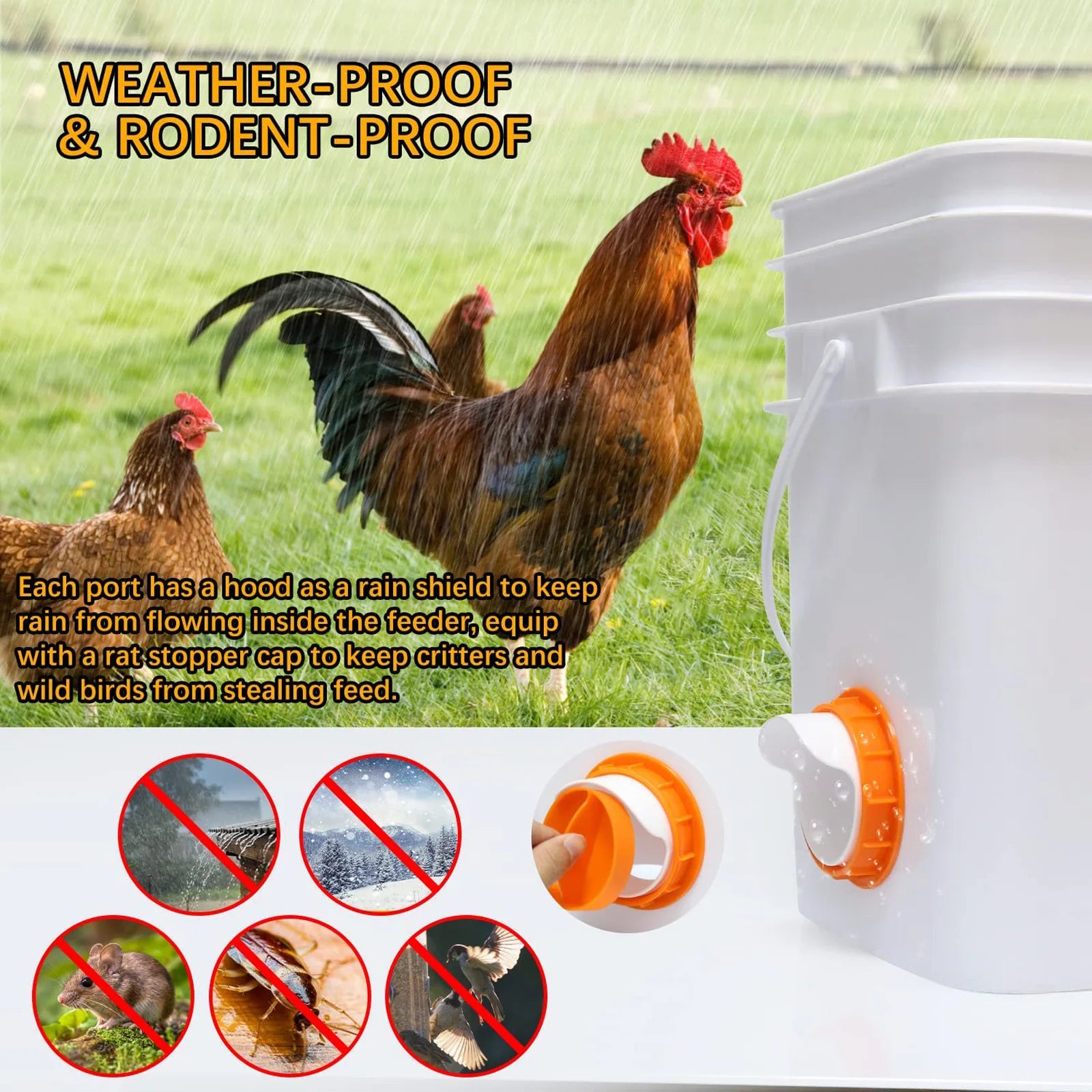 Poultry Pro Rainproof Feeder