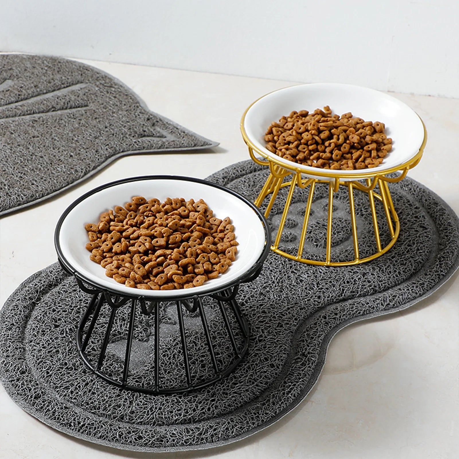 Ceramic Non-Slip Cat Food & Water Bowl