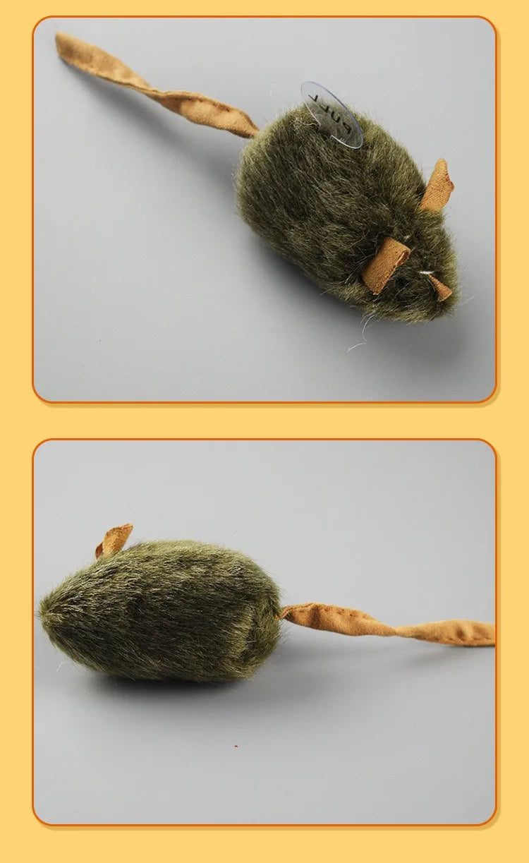 Interactive Chirping Mouse for Kittens to Relieve Boredom