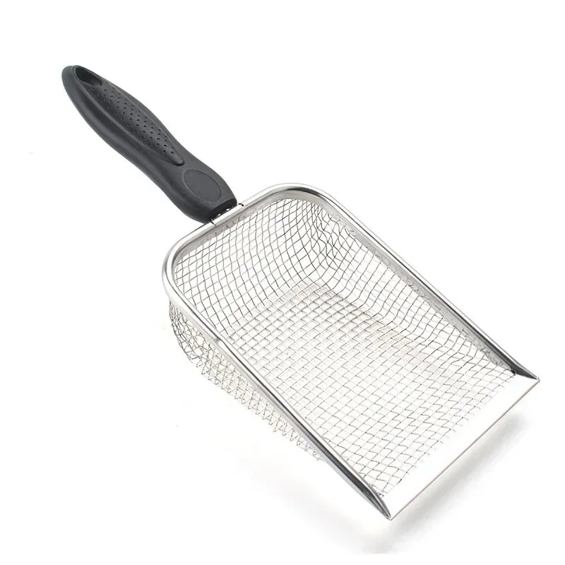 Long Handle Stainless Steel Cat Litter Scoop