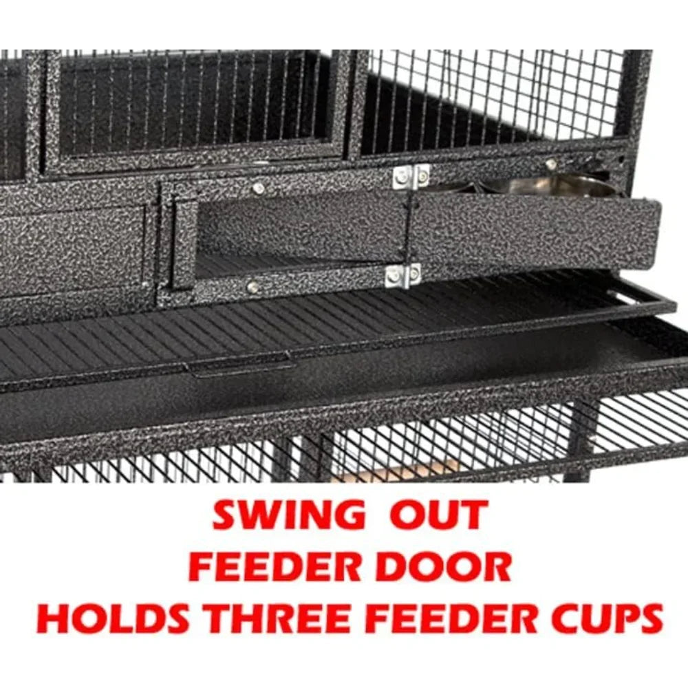 Extra-Large Heavy-Duty Breeder Bird Cage