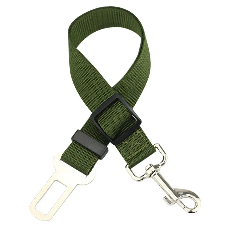 Adjustable Pet Car Seat Belt, Safety Harness Lead Clip for Dogs & Cats