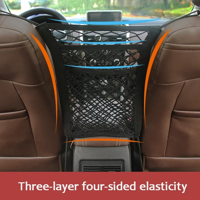 Stretchable Car Storage Net & Pet Barrier