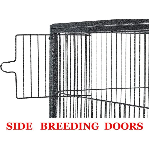 Large Double Parrot Flight Cage with Removable Center Divider