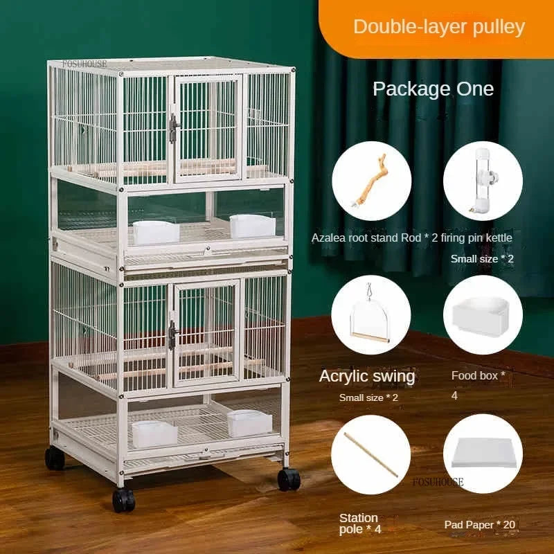 Multi-Layer Stacked Iron Bird Cage