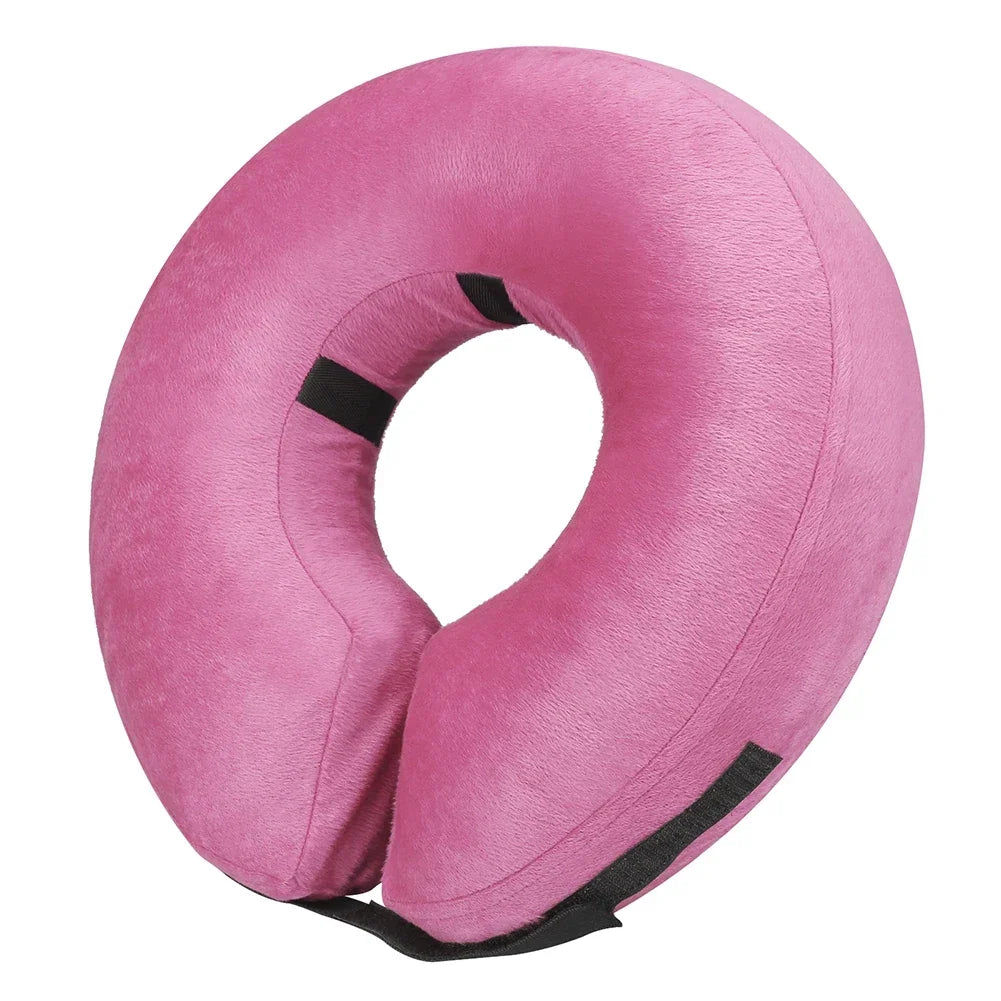 Protective Inflatable Dog Recovery Collar – Soft Pet Cone for Dogs and Cats