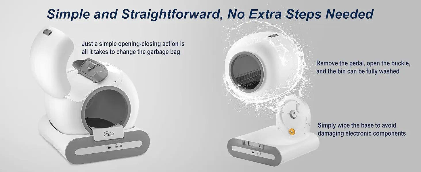 DOEL Smart Automatic Cat Litter Box with App Control