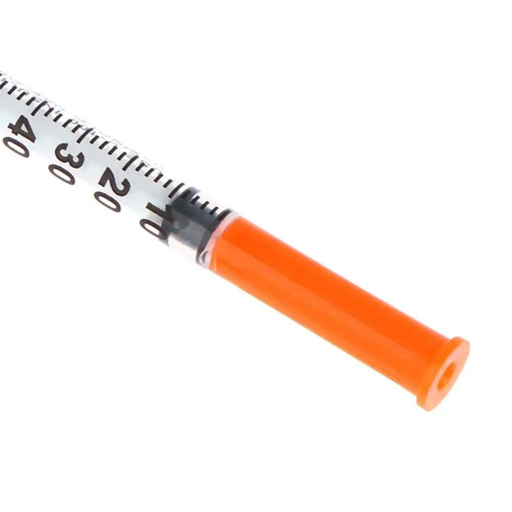 10pcs 1ml Disposable Veterinary Syringes with Needles, Sterile Insulin Syringes for Pets & Farm Animals