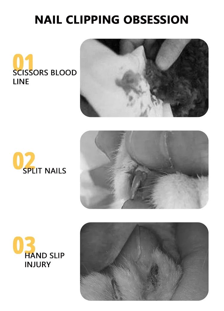 Professional Pet Nail Clippers – Grooming Scissors for Small Dogs & Cats