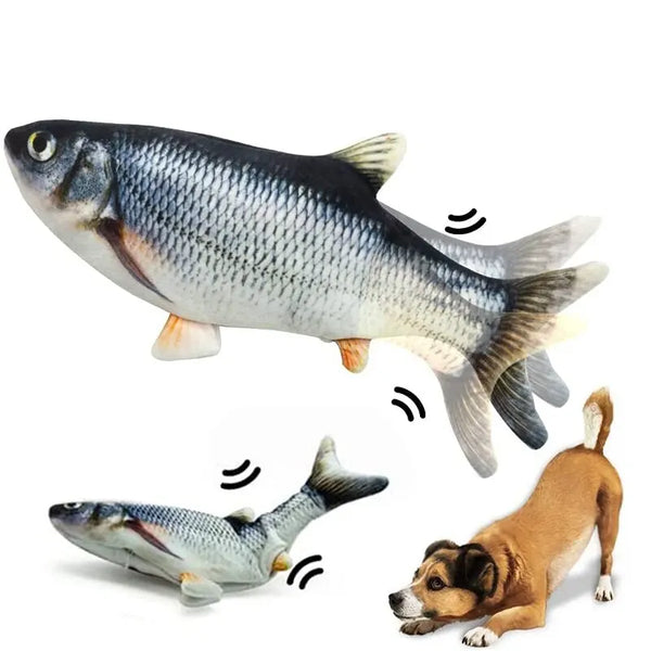 USB Rechargeable Floppy Fish Pet Toy