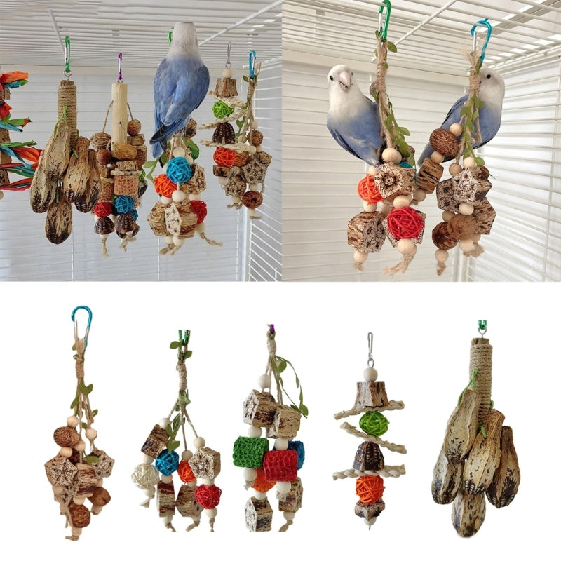 Colorful Hanging Parrot Molar Toy