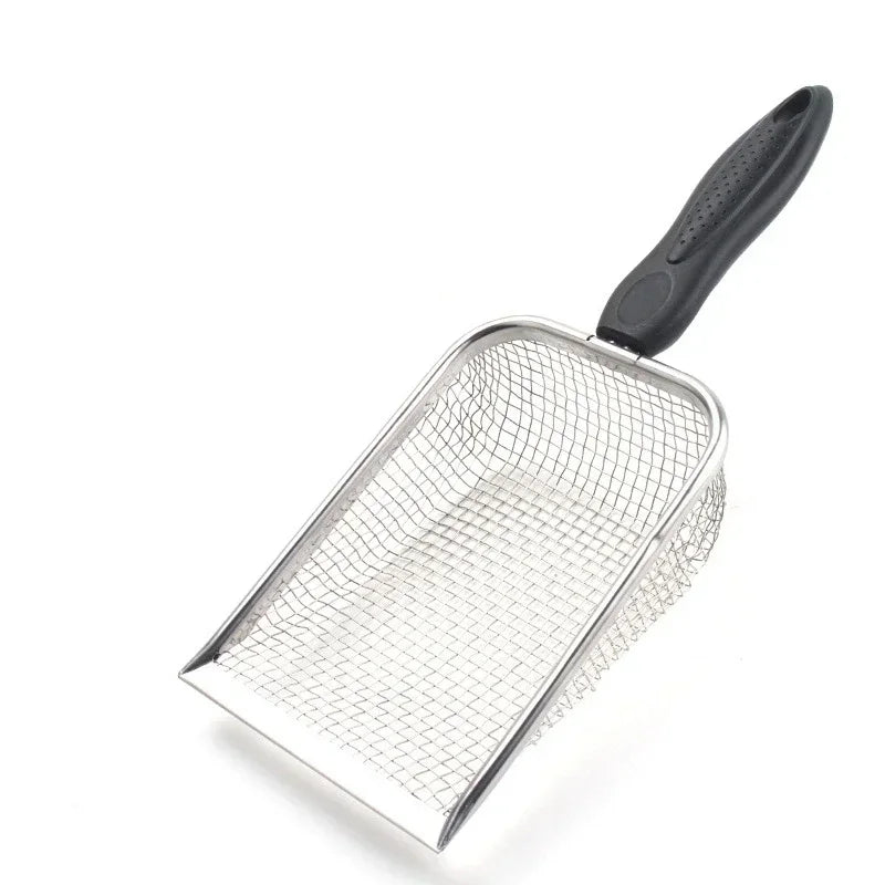 Long Handle Stainless Steel Cat Litter Scoop