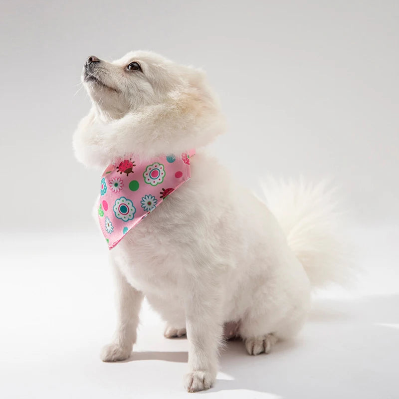 Adjustable Dog Bandana Collar, Pet Scarf for Small, Medium & Large Dogs and Cats