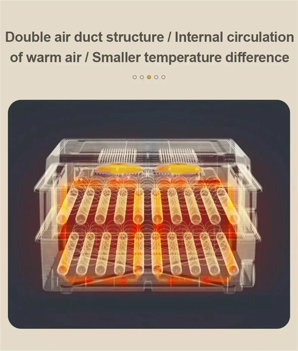 12/15/24 Egg Automatic Poultry Incubator with Waterbed & Temperature Control