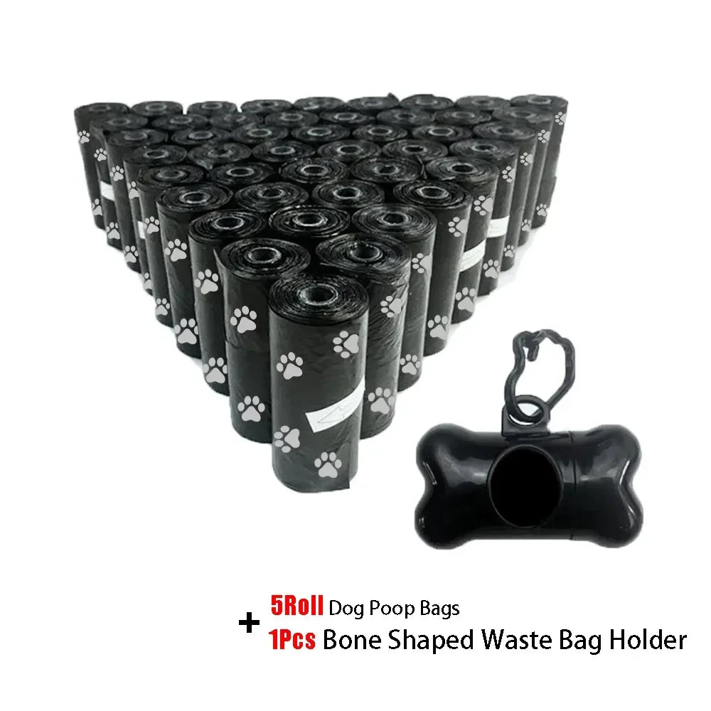 Portable Printed Pet Poop Bags for Dog Walking