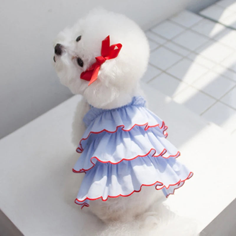 Dog Summer Princess Dress, Cute Skirt for Small Dogs, Puppies & Cats