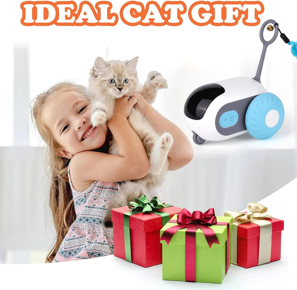 Smart Remote-Controlled Pet Toy Car – 2 Modes Automatic Interactive Toy for Cats & Dogs