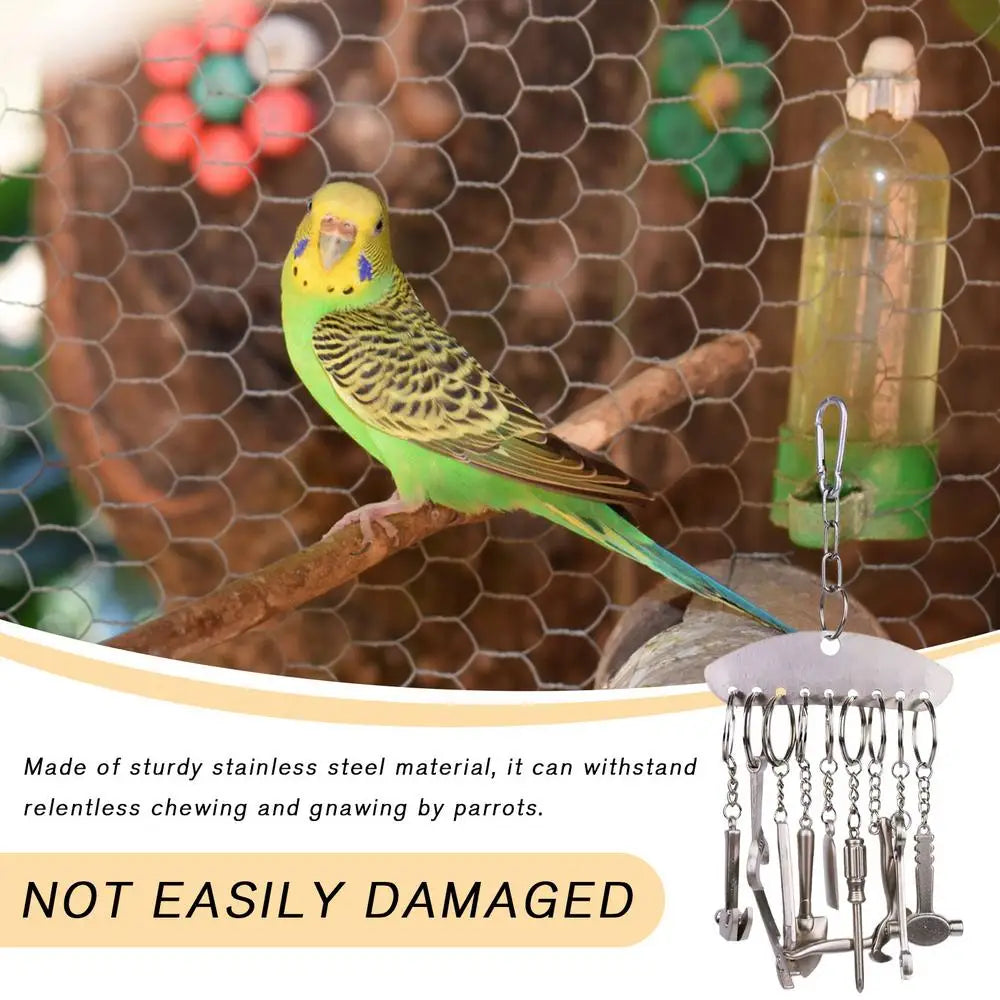 Stainless Steel Parrot Cage Toys