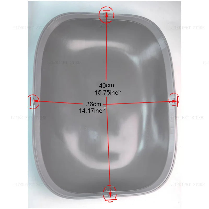 Automatic Cat Litter Box Waste Bin with Door