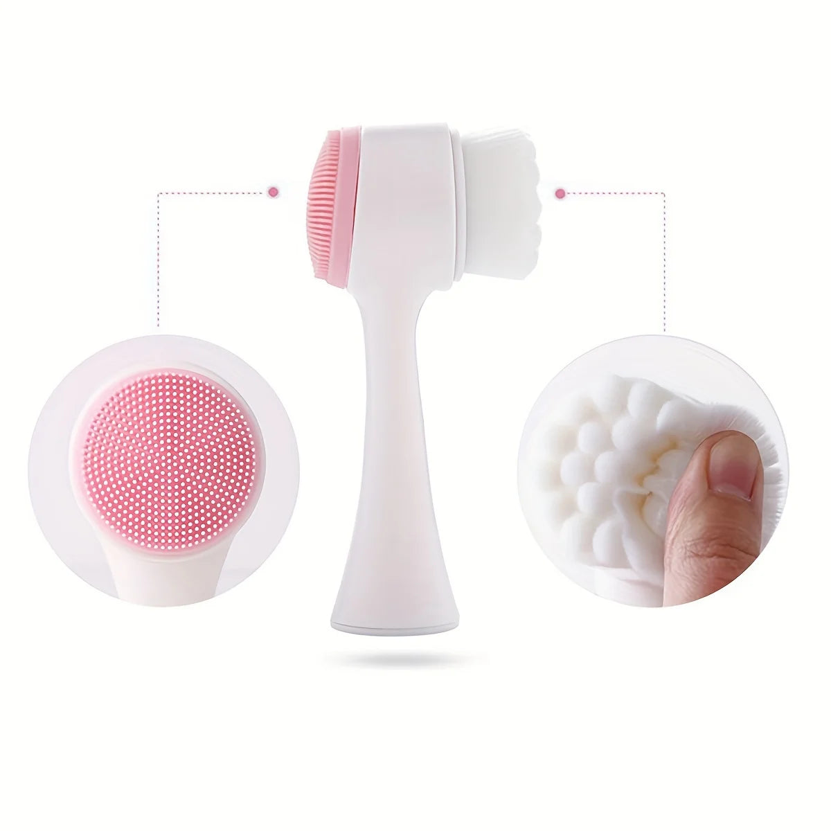 Silicone Pet Paw Cleaner & Massage Brush, Dual-Sided Grooming Tool for Dogs