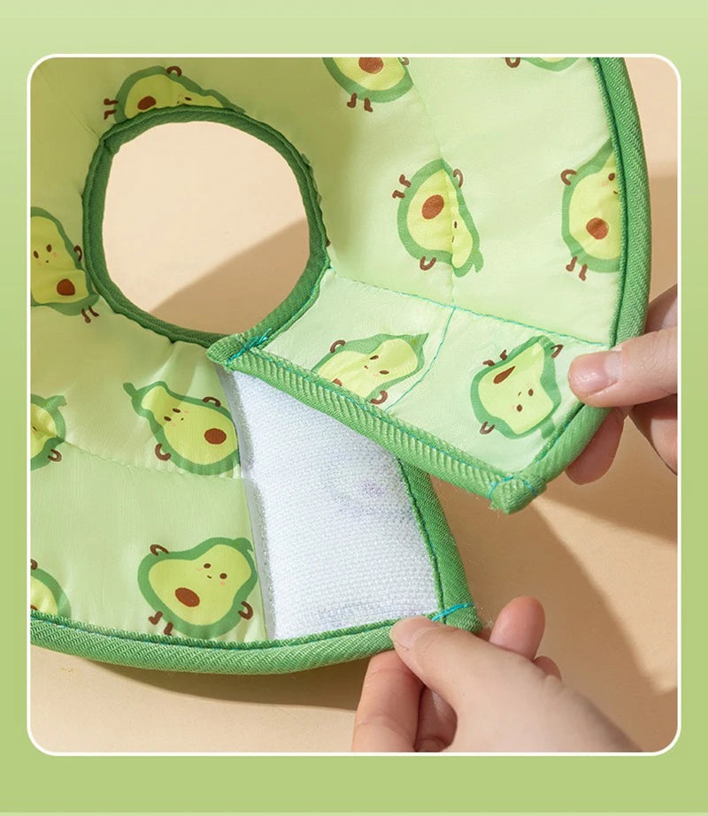 Pet Elizabethan Recovery Collar, Lick & Bite Protection Headgear for Cats and Small Dogs