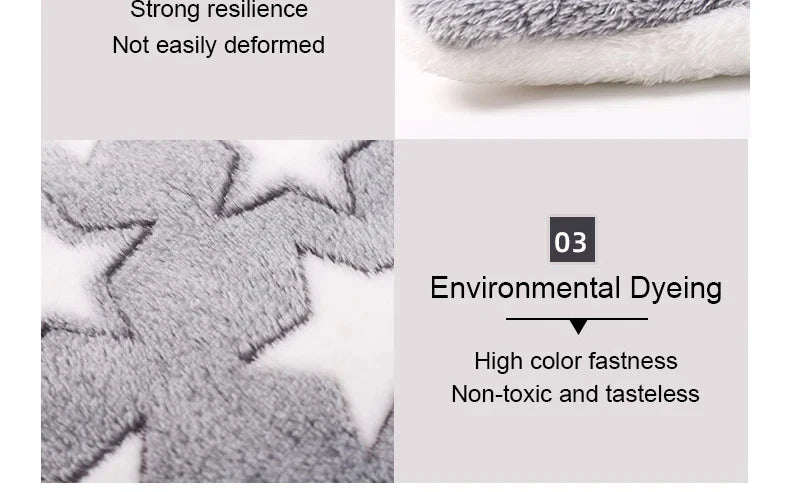 Soft Flannel Pet Sleeping Mat