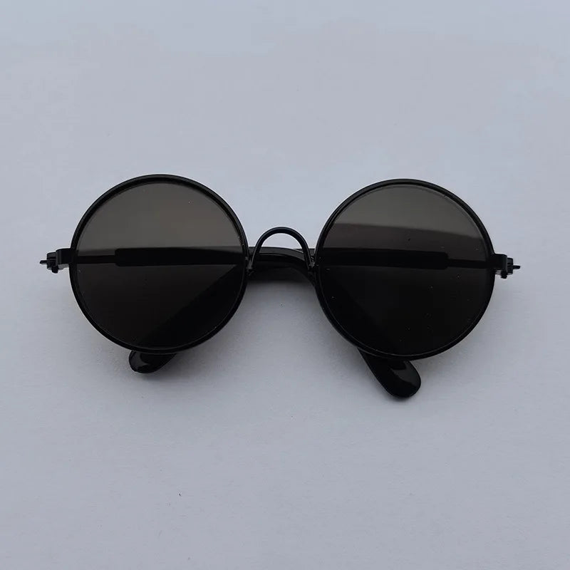 Vintage Round Pet Sunglasses for Small Dogs & Cats