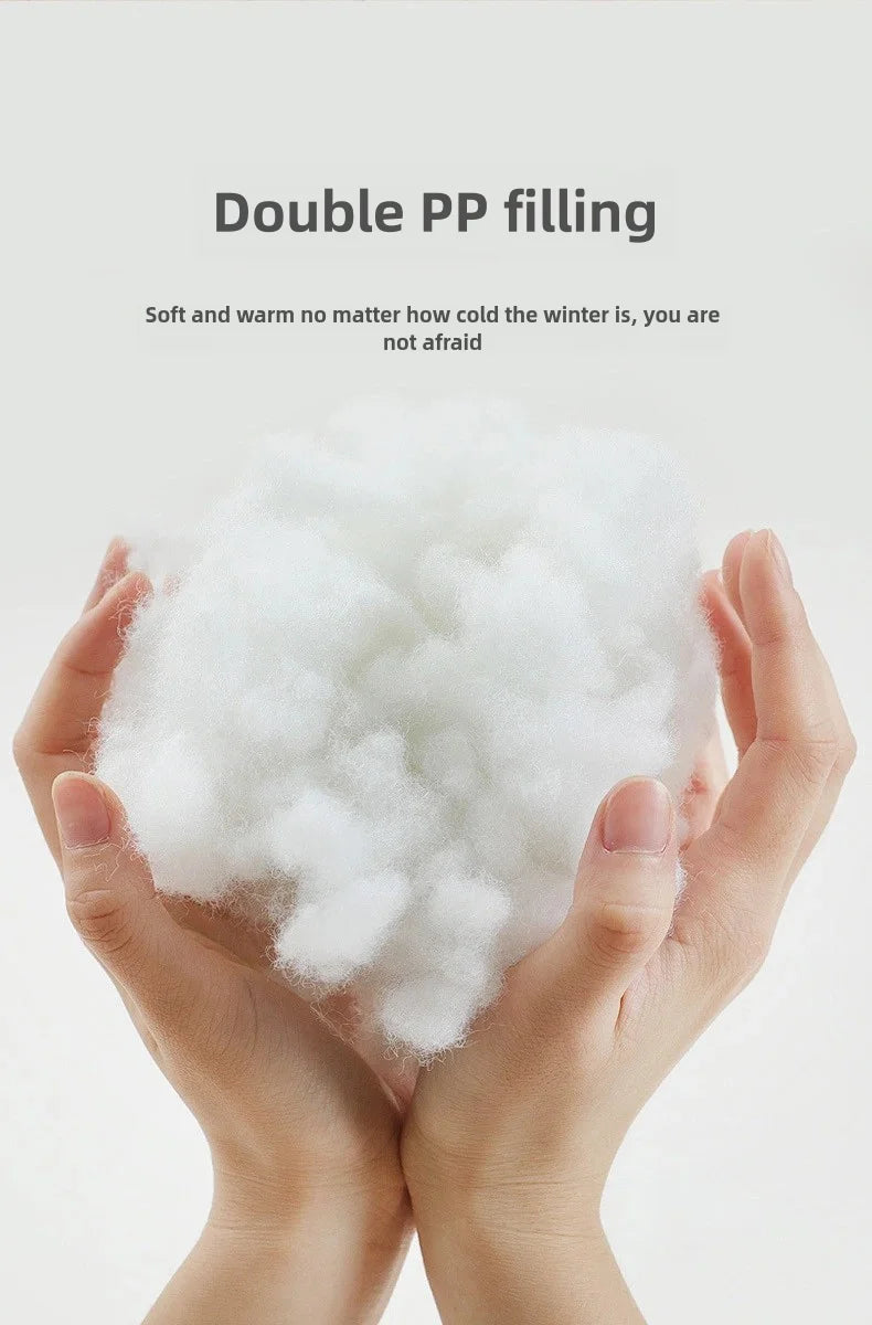 Soft Plush Semi-Enclosed Pet Bed