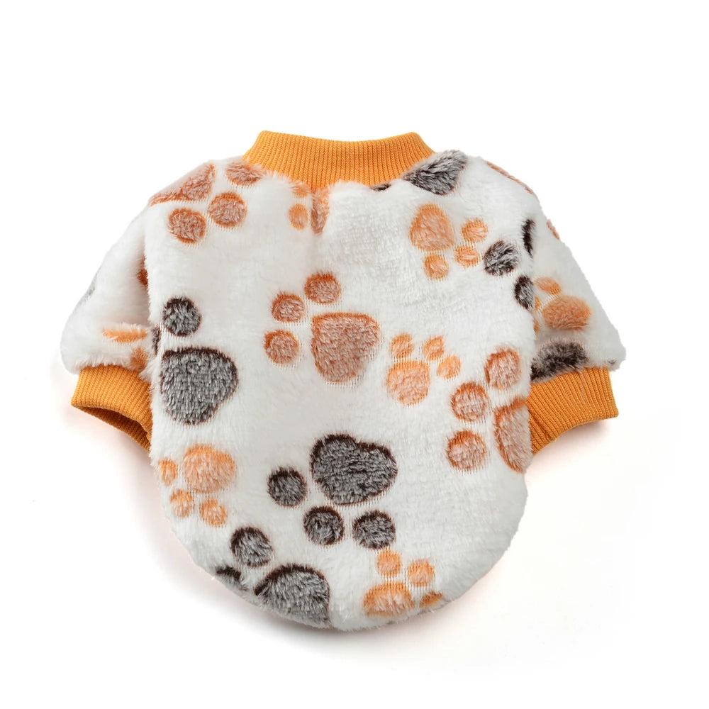 Warm Fleece Pet Sweater Vest for Small & Medium Dogs, Winter Coat for Cats