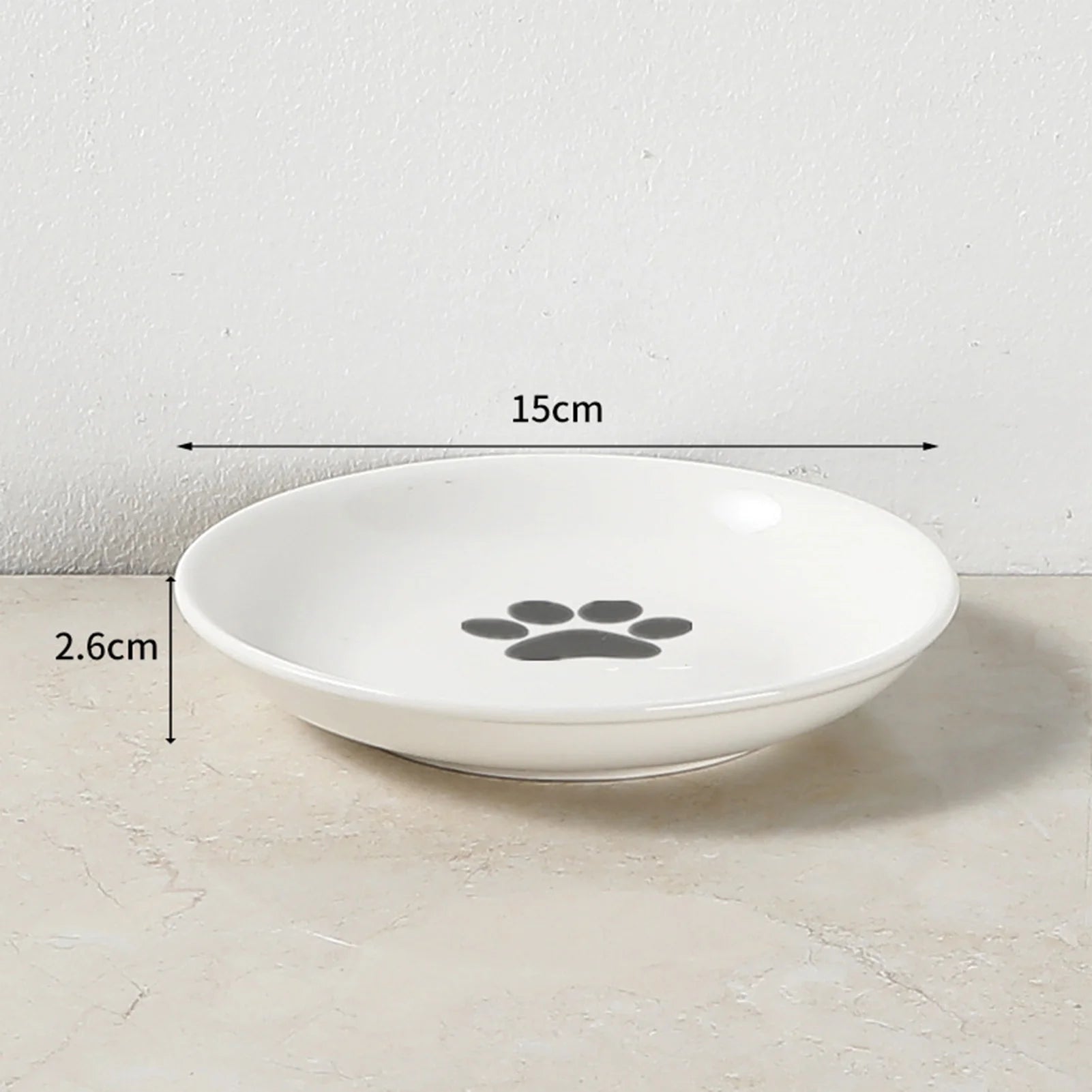 Ceramic Non-Slip Cat Food & Water Bowl