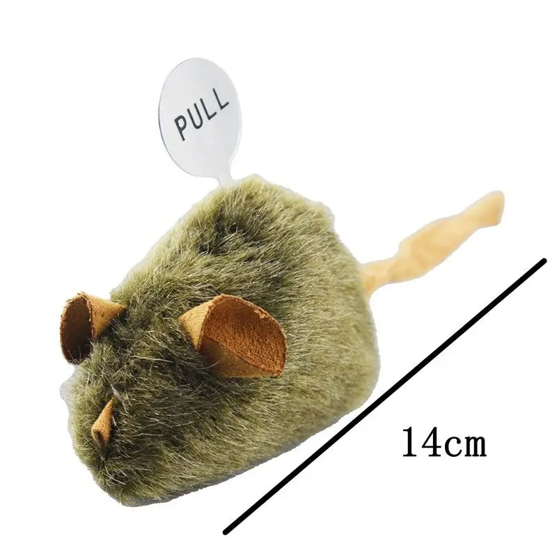 Interactive Chirping Mouse for Kittens to Relieve Boredom
